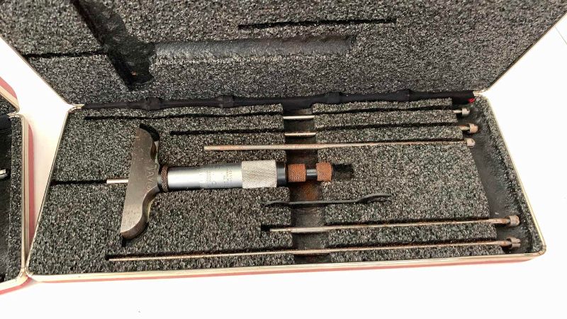 Photo 1 of  2 STARTETT MICROMETER DEPTH GAUGES