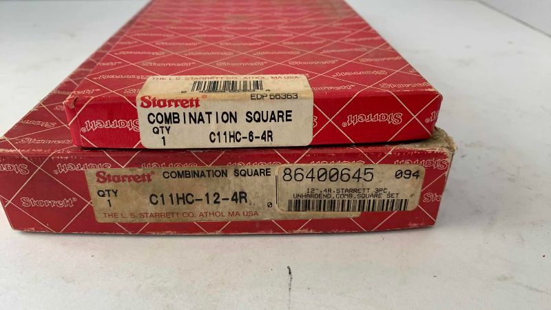 Photo 1 of 2 STARRETT COMBINATION SQUARES
