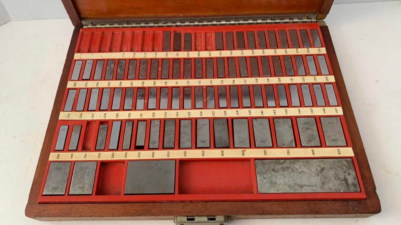 Photo 1 of ANTIQUE SET OF JOHANSSON GAUGE BLOCKS