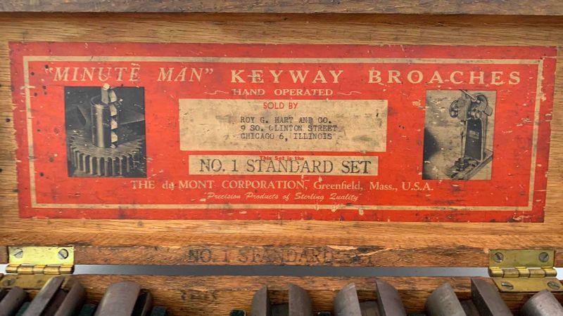 Photo 1 of MINUTE MAN KEYWAY BROACHES