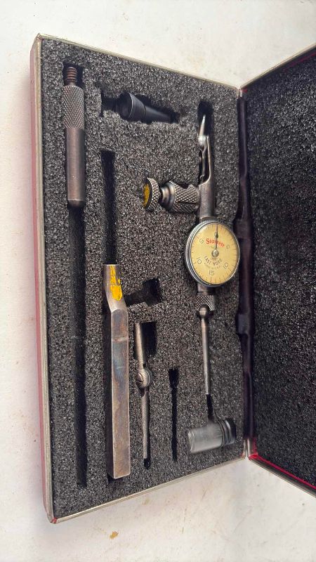 Photo 1 of MITUTOYO MICROMETER GAGE E-181 AND A STARRETT LAST WORD GAUGE