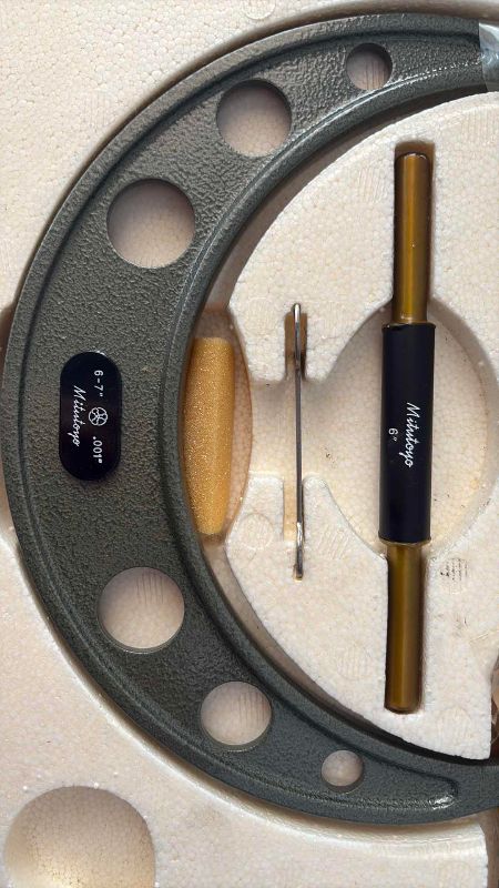 Photo 1 of MITUTOYO 103-145 200-225/0.01MM OUTSIDE MICROMETER