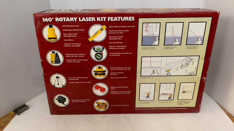 Photo 1 of 360 DEGREES ROTARY LASER KIT AND LASER LEVEL