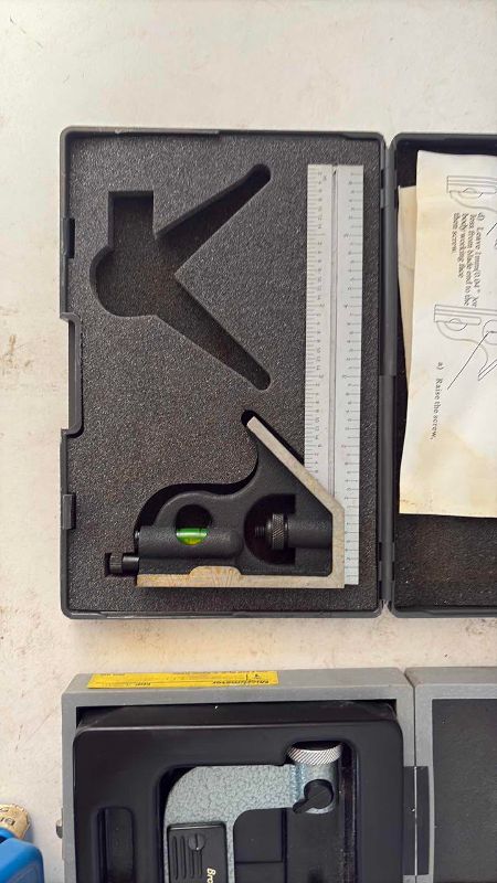 Photo 1 of ASSORTED MEASURING TOOLS