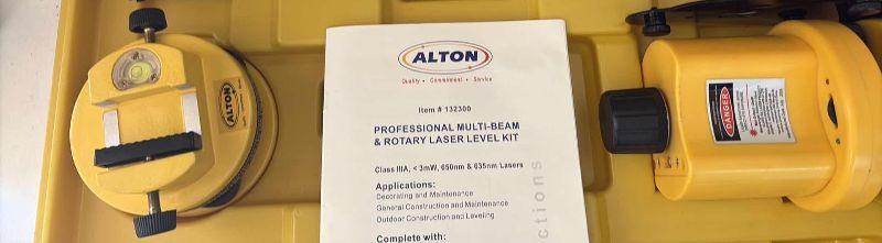 Photo 1 of ALTON PROFESSIONAL MULTI-BEAM & ROTARY LASER LEVEL KIT
