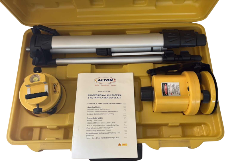 Photo 1 of ALTON PROFESSIONAL MULTI-BEAM & ROTARY LASER LEVEL KIT