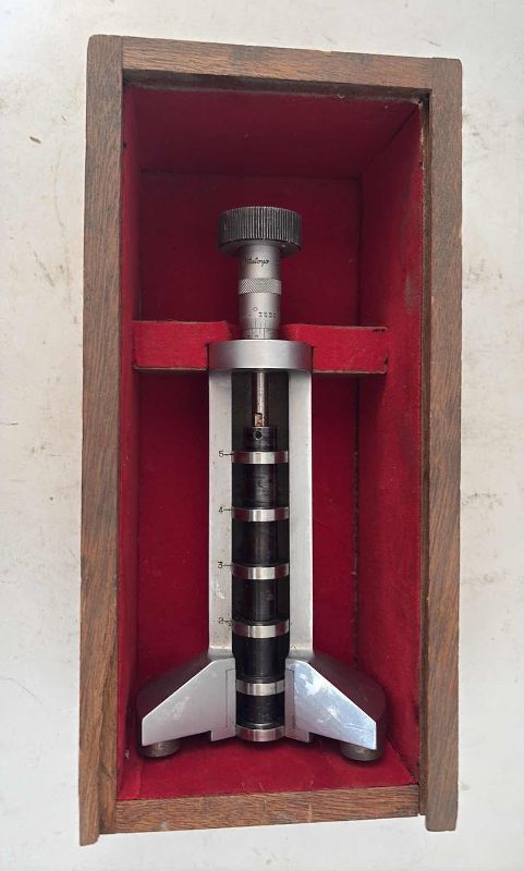 Photo 1 of $450 MITUTOYO MICROMETER DEPTH GAUGE 0-1”
