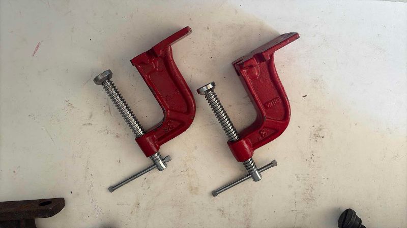 Photo 1 of 5 ASSORTED BENCH HOLD DOWN CLAMPS