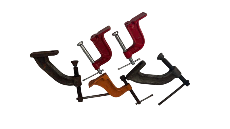 Photo 1 of 5 ASSORTED BENCH HOLD DOWN CLAMPS