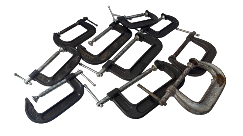 Photo 1 of ASSORTED C CLAMPS