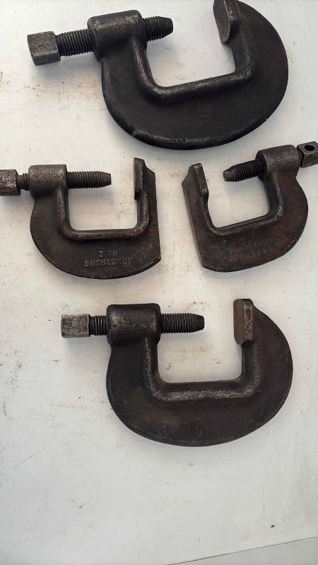 Photo 1 of ASSORTED HEAVY DUTY C CLAMPS