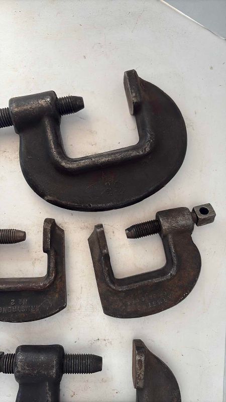 Photo 1 of ASSORTED HEAVY DUTY C CLAMPS
