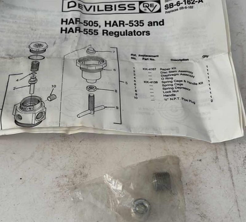 Photo 1 of DEVILBISS AIR PRESSURE REGULATOR
