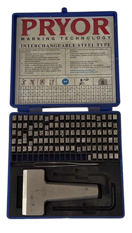 Photo 1 of $600 PRYOR INTERCHANGEABLE STEEL TYPE FOUNTAIN SET