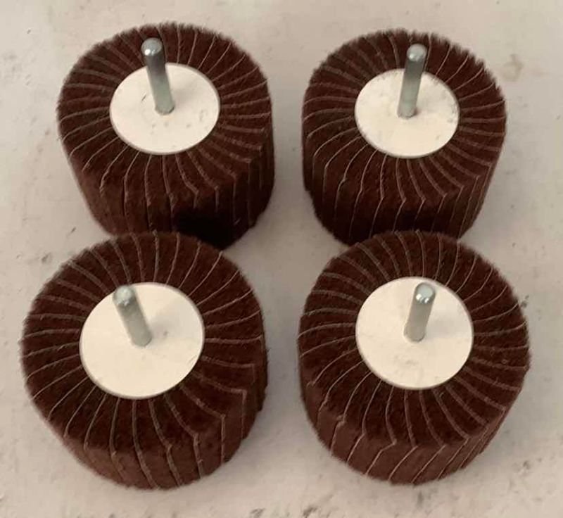 Photo 1 of MOUNTED FLAP WHEELS 3" X 2" X 1/4"