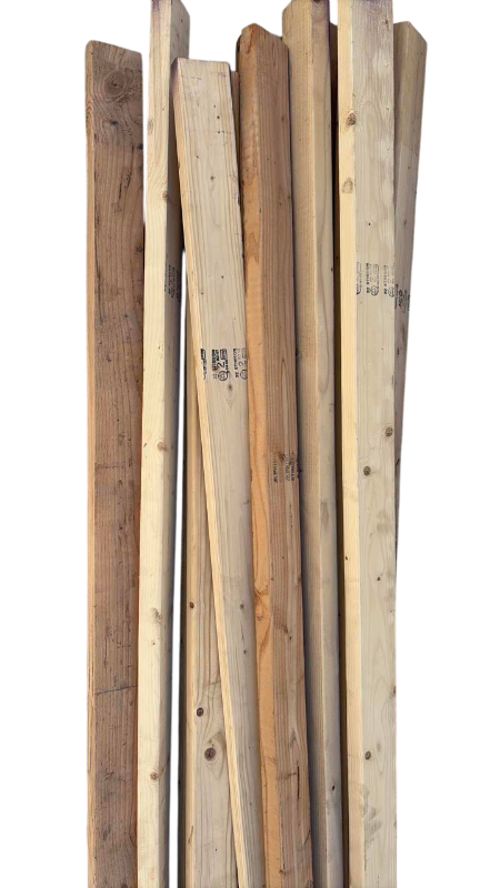 Photo 1 of ASSORTED 2" X 4" X 96" SOME WARPED 16 PCS