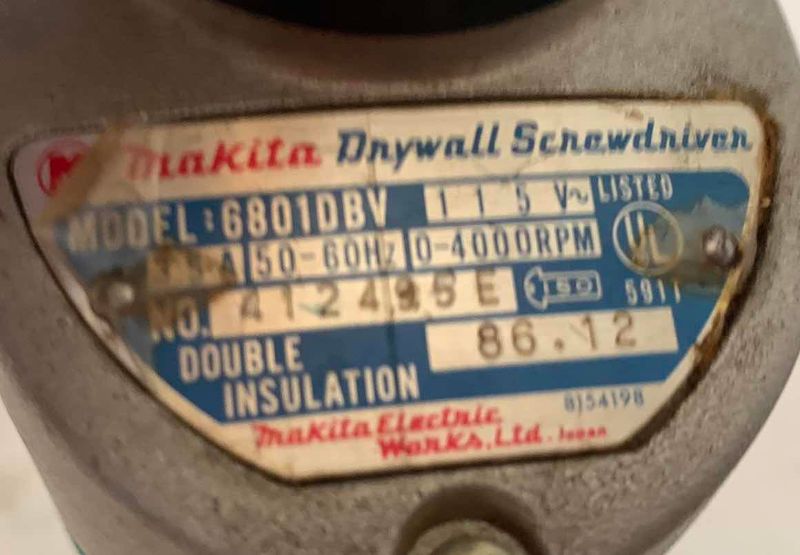 Photo 1 of MAKITA DRYWALL SCREW GUN