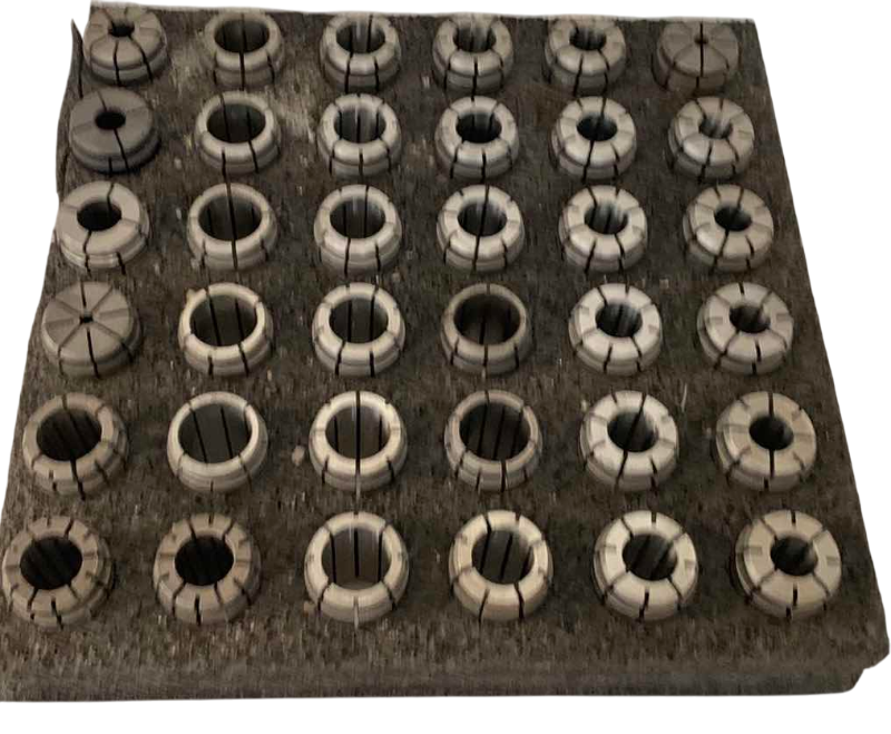 Photo 1 of $350 42 PCS COLLET SET A TYPE OF CHUCK USED FOR SECURELY HOLDING TOOLS IN PLACE