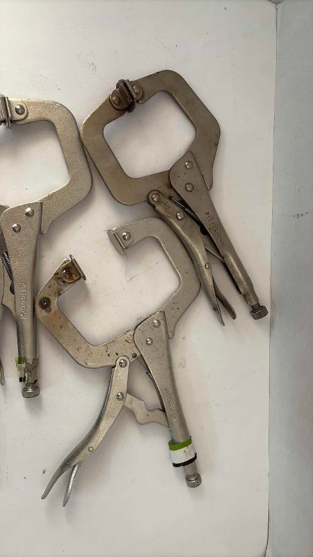 Photo 1 of 4-PCS PITTSBURGH C CLAMP