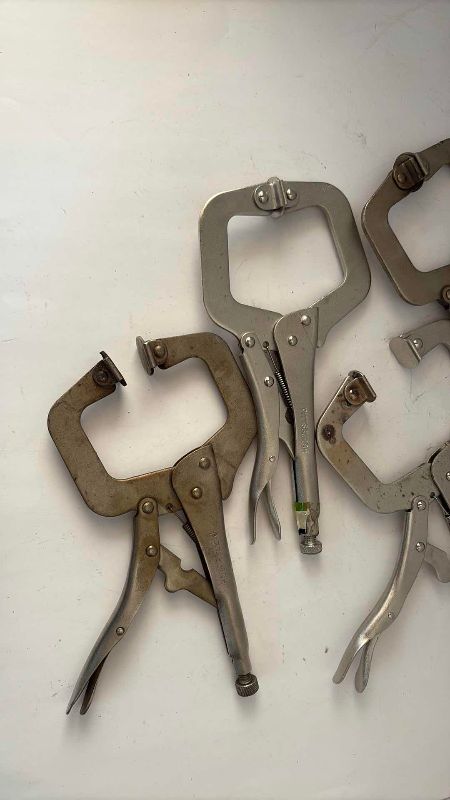Photo 1 of 4-PCS PITTSBURGH C CLAMP