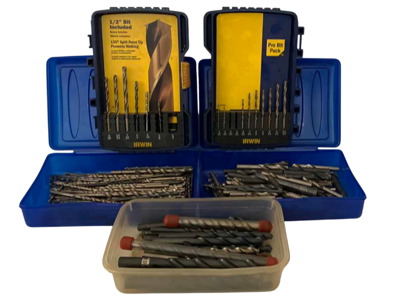 Photo 1 of DRILL BITS VARIOUS TYPES AND SIZES