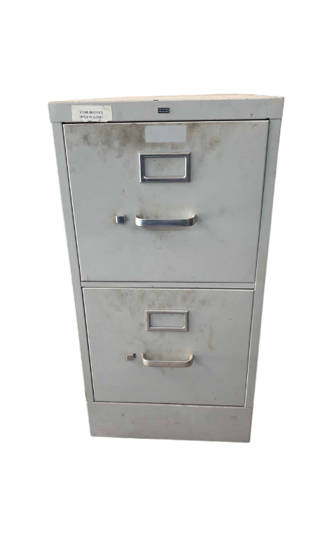 Photo 1 of TWO DRAWER FILING CABINET 15” X 27” H 29”