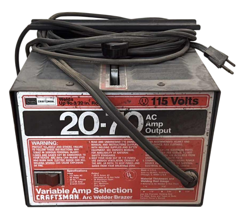Photo 1 of CRAFTSMAN 115 VOLT VARIABLE AMP SELECTION ARC WELDER/BRAZER