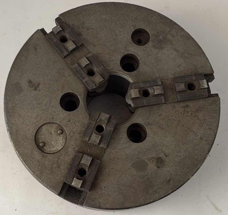 Photo 1 of CUSHMAN 3 JAW SELF CENTERING LATHE CHUCK 8 1/4”