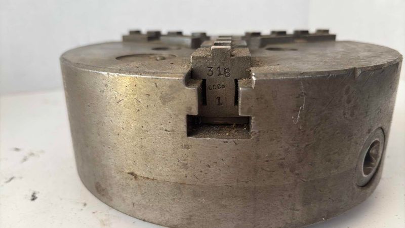 Photo 1 of CUSHMAN 3 JAW SELF CENTERING LATHE CHUCK 8 1/4”