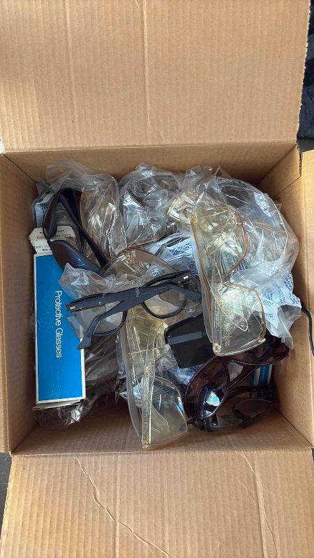 Photo 1 of CONTENTS OF BOX SAFETY GOGGLES