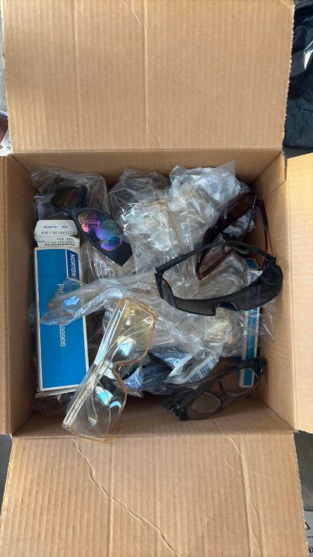 Photo 1 of CONTENTS OF BOX SAFETY GOGGLES