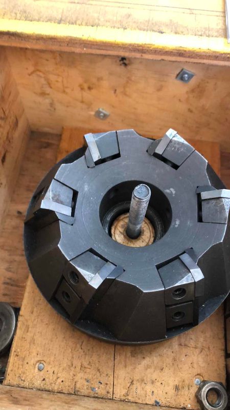 Photo 1 of KENMETAL 5” INDEXABLE CHAMFER MILL WITH CASE