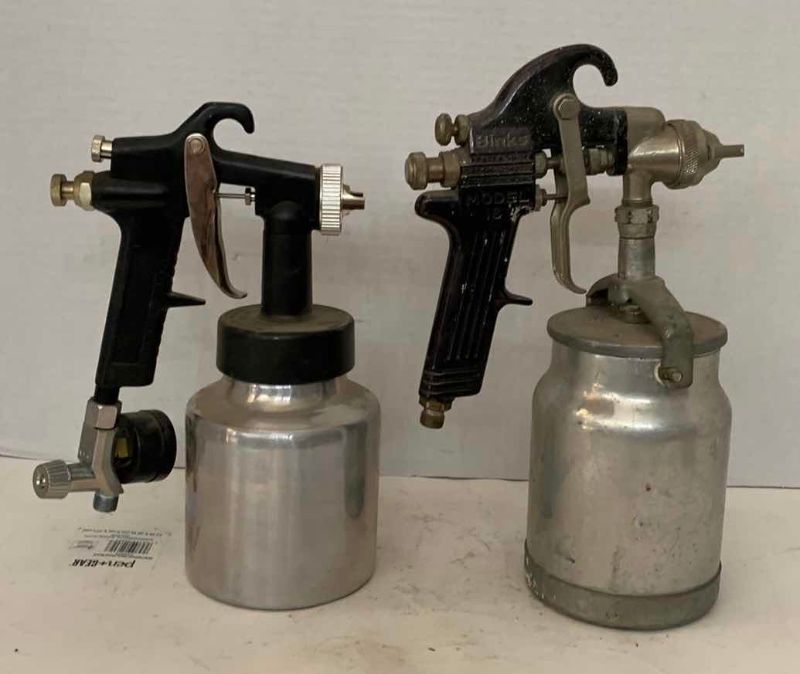 Photo 1 of CENTRAL PNEUMATIC LVLP SPRAY GUN, AND A BLINKS MODEL 7 SPRAY GUN