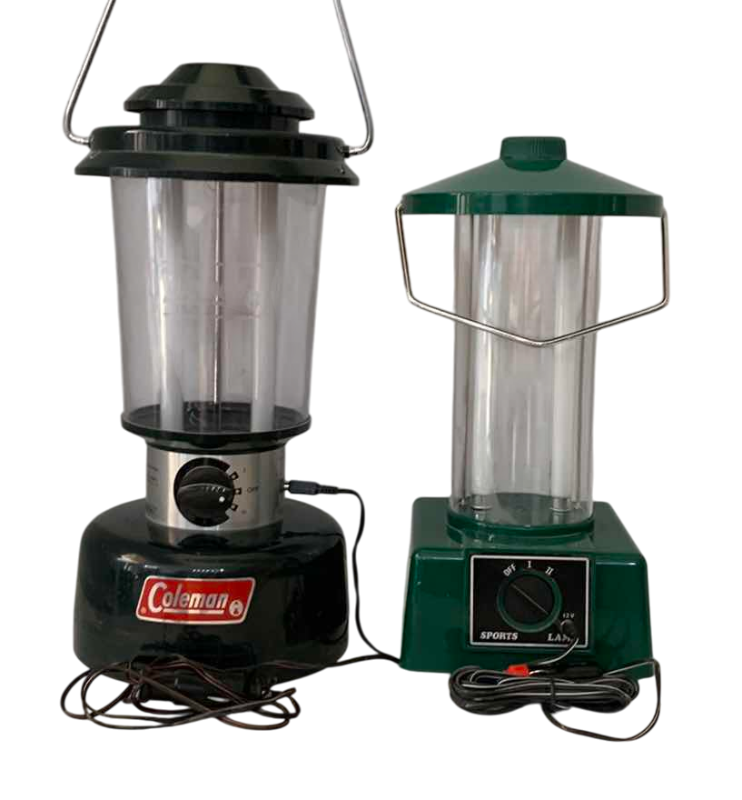 Photo 1 of COLEMAN DELUXE TWIN TUBE FLUORESCENT LANTERN, GREATLAND FLUORESCENT LANTERN