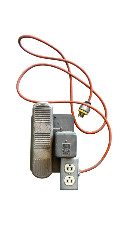 Photo 1 of FOOT PEDAL AND POWER RECEPTACLE 