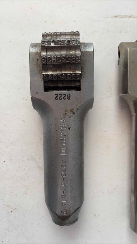 Photo 1 of VINTAGE SCHMIDT CHICAGO NUMBERING HEAD WHEEL STAMP
