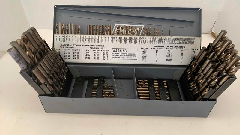 Photo 1 of HUOT DRILL BITS WITH METAL CASE