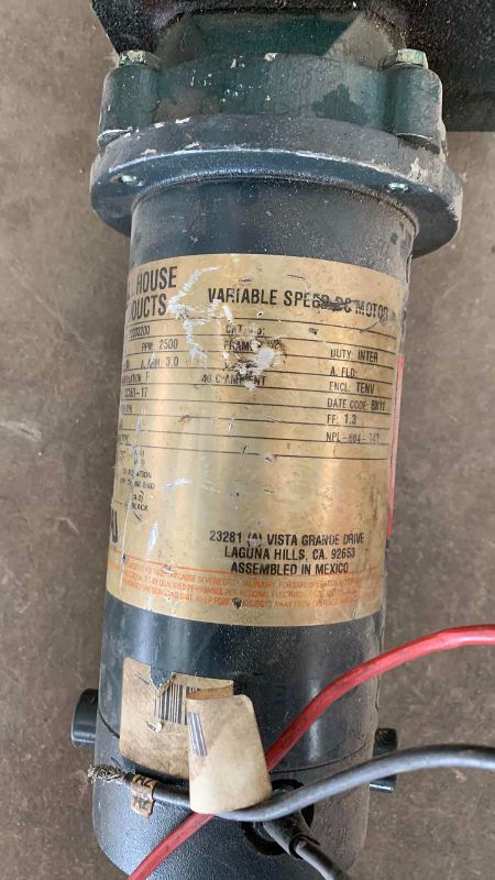 Photo 1 of HILL HOUSE VARIABLE SPEED DC MOTOR