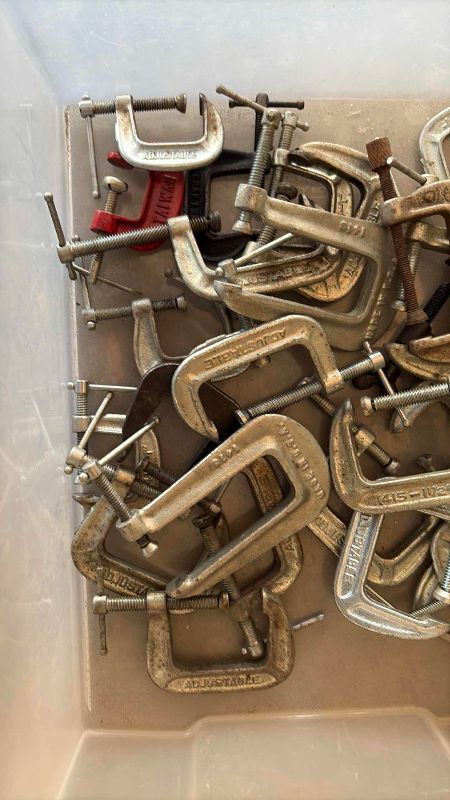 Photo 1 of ASSORTED SIZES OF C CLAMPS