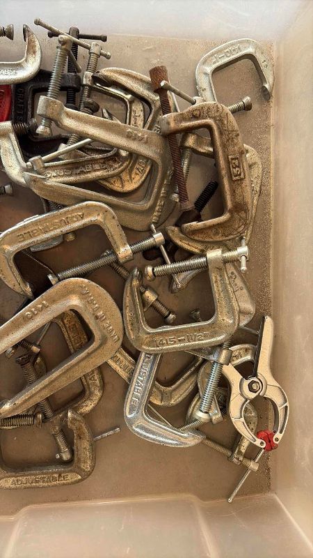 Photo 1 of ASSORTED SIZES OF C CLAMPS
