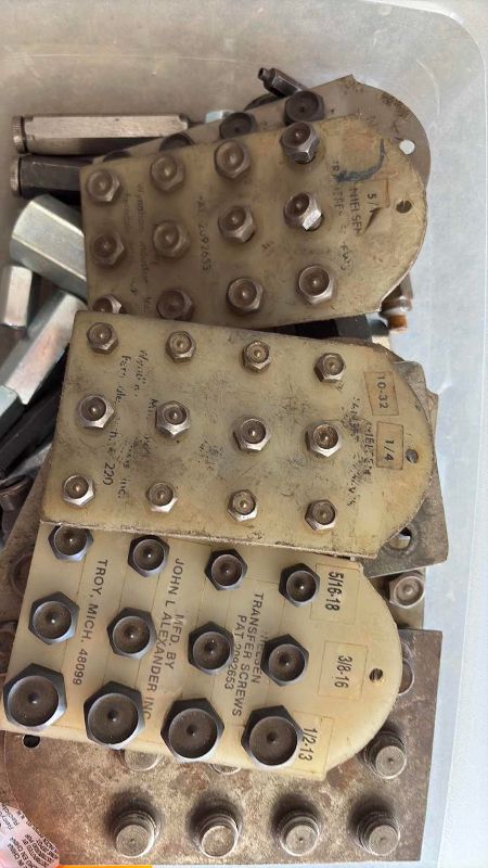 Photo 1 of ASSORTED DRILL BITS AND TOOL AND DIE TRANSFER MILLS