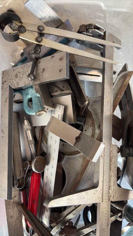 Photo 1 of ASSORTED MEASURING MECHANIST TOOLS