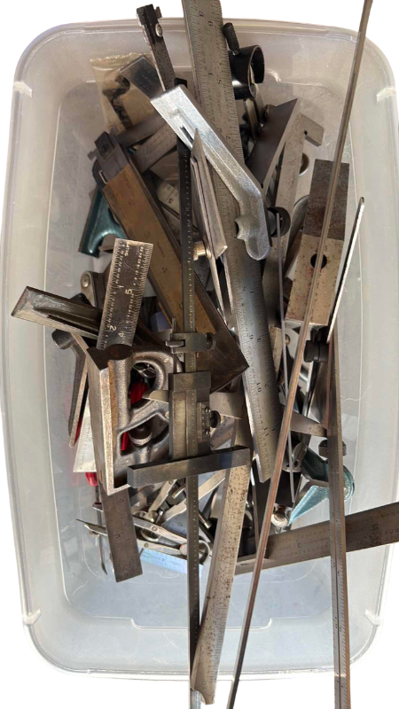 Photo 1 of ASSORTED MEASURING MECHANIST TOOLS