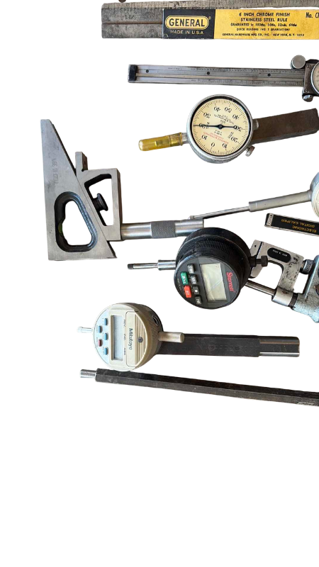 Photo 1 of ASSORTED MACHINIST MEASURING TOOLS