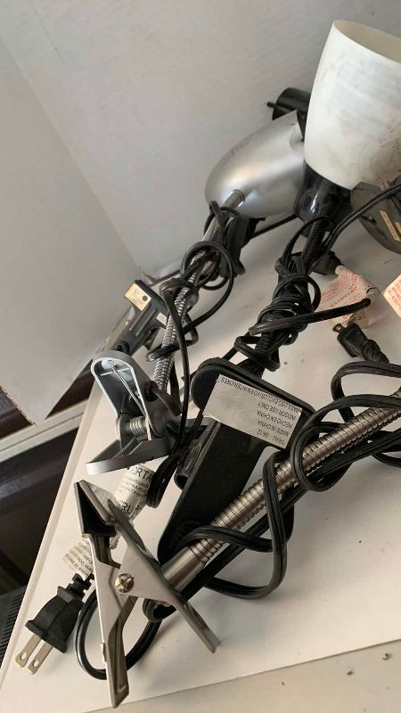 Photo 1 of 6 CLIP ON SHOP LIGHTS