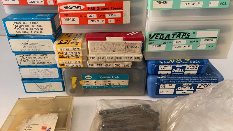 Photo 1 of ASSORTED SIZES AND TYPES OF TAPS