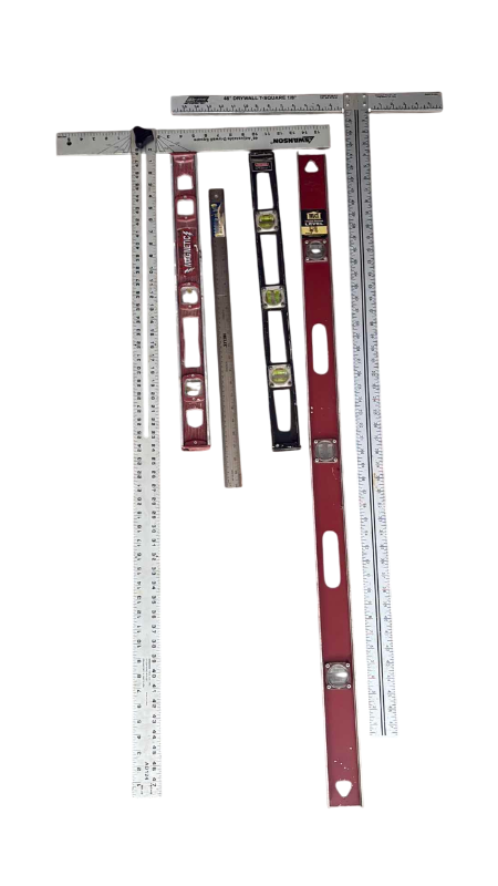 Photo 1 of 6 MEASURING TOOLS AND LEVELING TOOLS
