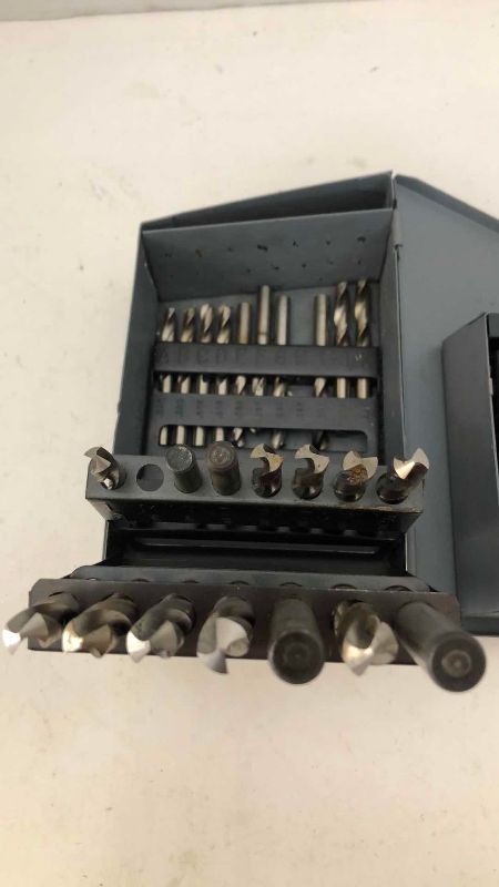 Photo 1 of 2 HUOT DRILL BIT CASES WITH BITS