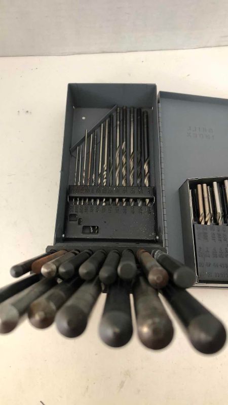 Photo 1 of 2 HUOT DRILL BIT CASES WITH BITS