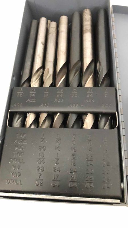 Photo 1 of 2 HUOT DRILL BIT CASES WITH BITS